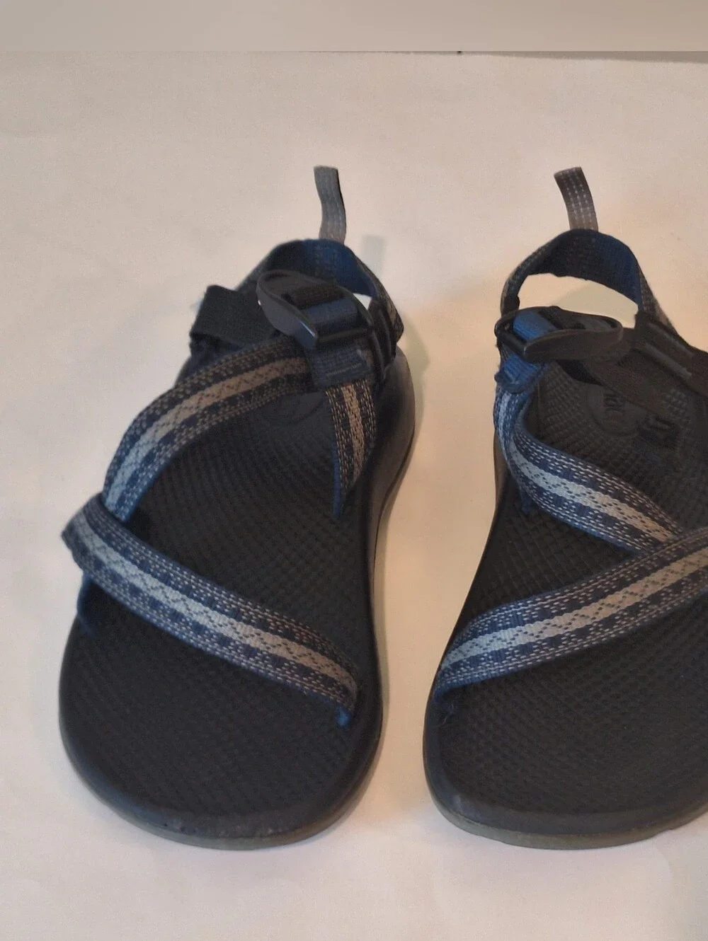 Chacos Z/1 Classic/EcoTread Unisex Size 5 Sandals Stakes Blue Gray Adj Straps